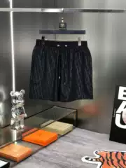 European Cross-Border Wholesale Foreign Trade New Summer Men's Beach Pants Roller Embossed Quick-Drying Casual Shorts with Lining