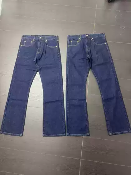 Feel Free to Compare! Yyj's Own 517 Original Cow 14oz Denim Seersucker Is Different from Ordinary Denim Fabrics