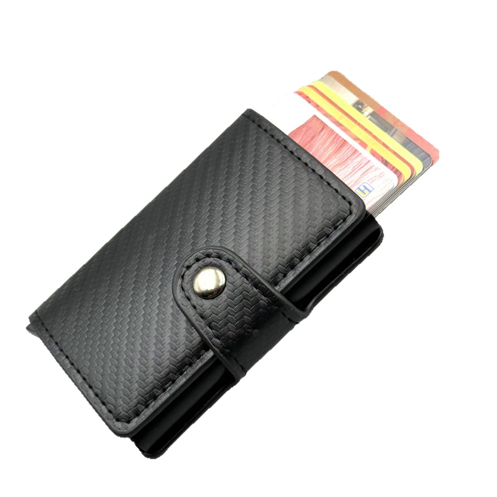 Manufacturer Wholesale Rfid Aluminum Box Shielding Anti-Theft Credit Card Aluminum Alloy Card Holder Men's Multi-Card Cross-Border Wallet