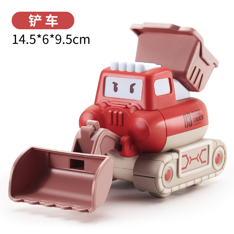 Q萌儿童玩具男孩按压小汽车救护警车卡通耐摔滑行地摊热卖批发3-4