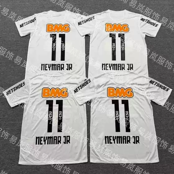 Retro 12-13 Brazilian League Santos Jersey No. 11 Neymar Commemorative Edition Jersey