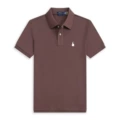 Polo brown white label