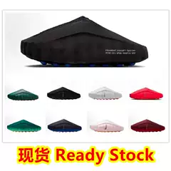 Cross-Border New Model Mind 001 Lightning Collaboration Black and Blue Sports Slip-On Closed-Toe Massage Clogs