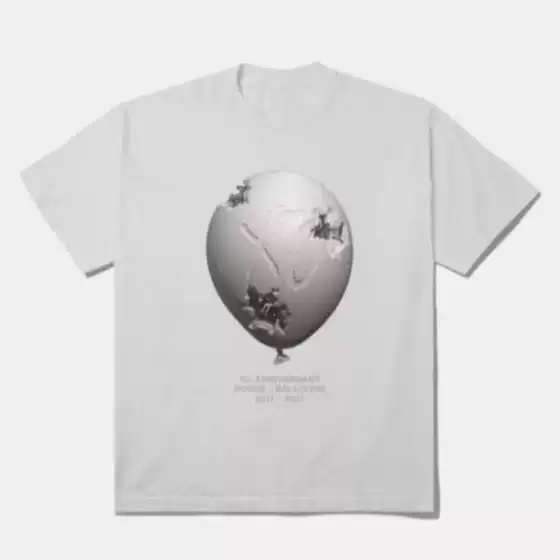 The Patterns Are All Heat Transfer Printing - 32-Count Double Yarn - 260 Grams of Precision-Spun Pure Cotton Large Version with Large Dropped Shoulders - Short Sleeves 13
