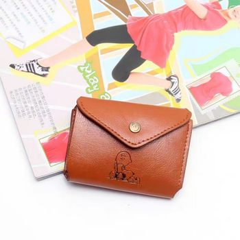 Magazine Appendix 70% off Wallet Pu Leather Short Wallet Cartoon Mini Coin Purse Unisex
