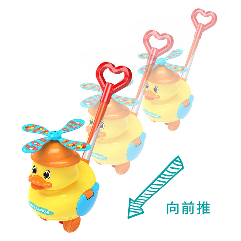 Street Stall Kidsren's Walker Push Airplane Toy Cartoon Animal Push Push Toddler Stroller Baby