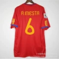 2010 spain home jersey #6 + captain's armband