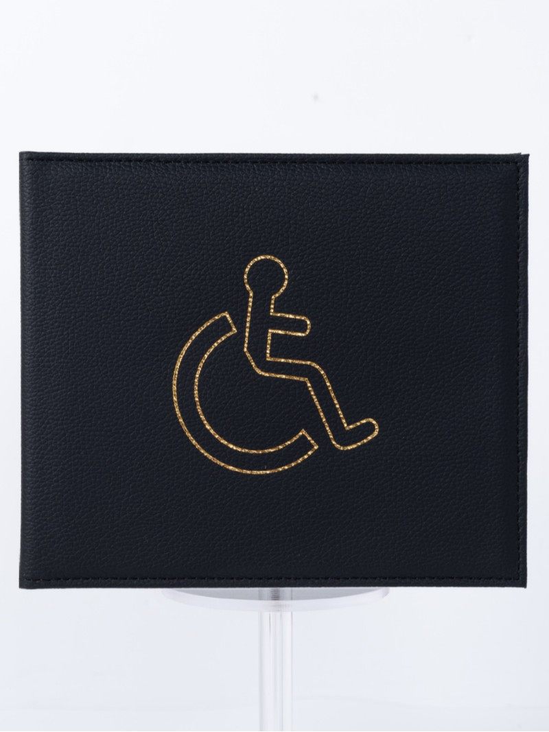 Highly Transparent Cross-Border Foreign Trade Eu and Uk Disabled Wallet and Document Bag Hot Style