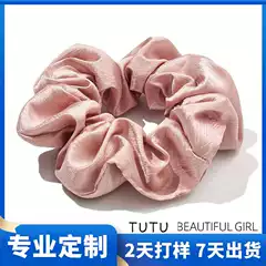 Factory Customized High-end Pig Bowel Hair Ring High Elastic Tie Hair Rope Hair Ring High Beauty Value Small Chanel Style Hair Accessories