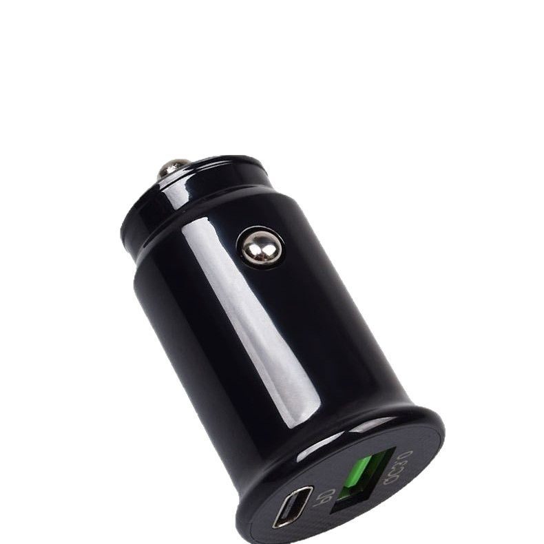 New cross-border PD QC3.0 20W mini car charger cigarette lighter A C dual-port car charger factory direct sales