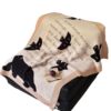 Class a Knitted Blanket Half Velvet Blanket Sofa Cover Blanket Leisure Office Nap Nap Blanket Decorative Warm Blanket