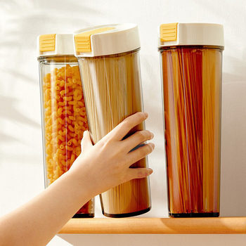 Noodles Storage Box Sealed Jar Grain Storage Jar Food Grade Kitchen Storage Jar Plastic Noodles Storage Bucket