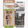 Solid Wood Desktop Storage Rack Corner Bookshelf Student Desk Small Cabinet Workstation Multi-Layer Simple Storage Storage Rack