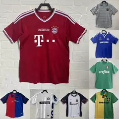 Retro Series Home and Away Jersey Wear Classic Nostalgic Retro Short-Sleeved Jersey Adult Football Uniform