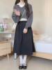 Korean Style Sweater for Women in Autumn and Winter, New Style, Chic Knitted Sweater Top, Versatile Slimming Design, Short Two-Piece Set