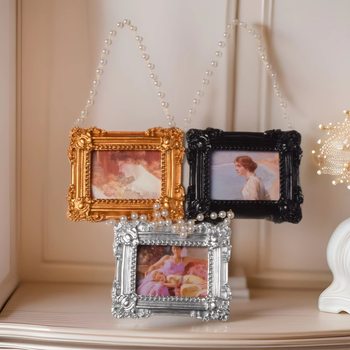 European-Style Bedroom Carved Resin Photo Frame Retro Oil Painting Frame Photo Wall Hanging Photo Frame