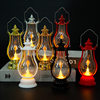 LED retro small oil lamp portable kerosene lamp small lantern electronic candle lamp creative holiday decoration gift wind lamp