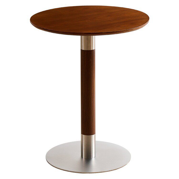 简约实木复古咖啡桌阳台小圆桌餐桌会客洽谈桌椅奶茶店糖水店方桌