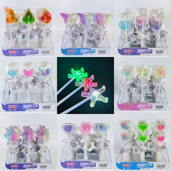 20g Crystal Starlight Lollipop Tang Zizi Rookie 0 Fat 0 Sucrose Cartoon Animal Shape Glow Instant