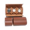 Spot Genuine Leather Texture Cross Pattern Pu Leather Watch Packaging Box 1 2 3 Watch Watch Watch Storage Box