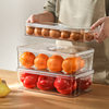 Multi-pie refrigerator fresh storage box food grade large egg dumpling box kitchen storage food frozen finishing
