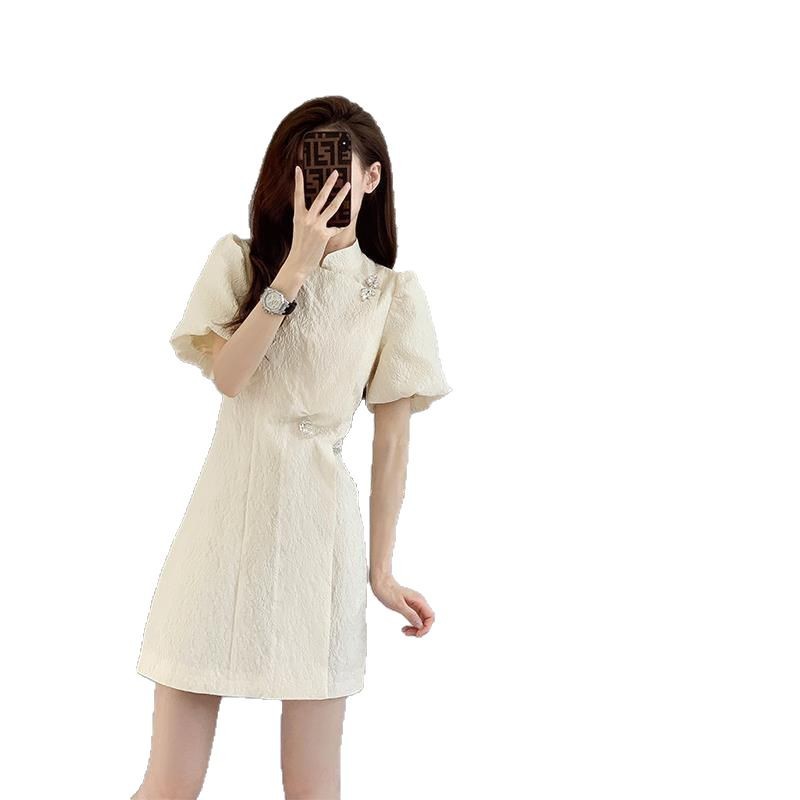 French Chic Elegant Dress High Quality Fabric Unique Design Professional Style Spring Summer Collection Wholesale