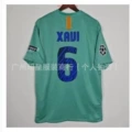 1011 barcelona away green customized no. 6