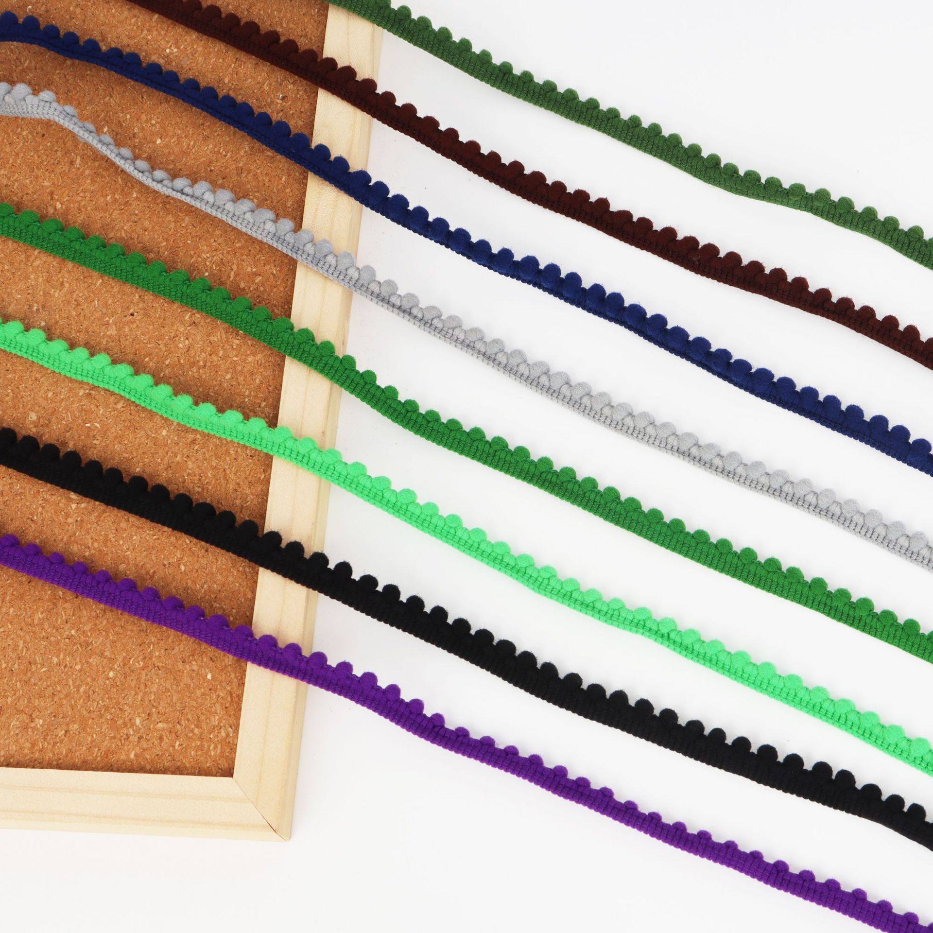 Factory Direct Sales in Stock 35 Colors Tooth Lace Dog Tooth Small Fur Ball Bubble Lace Clothing Accessories Accessories