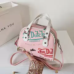 Cross-border Large Capacity All-match Handbag Women's 2024 New Foreign Trade Retro Printed Niche Design Shoulder Bag