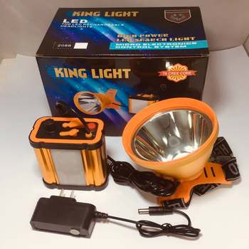 High-power charging led fishing split headlight stepless dimming outdoor long-range head-mounted strong light headlight