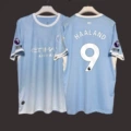 2627 manchester city home stadium printed no. 9 + armband