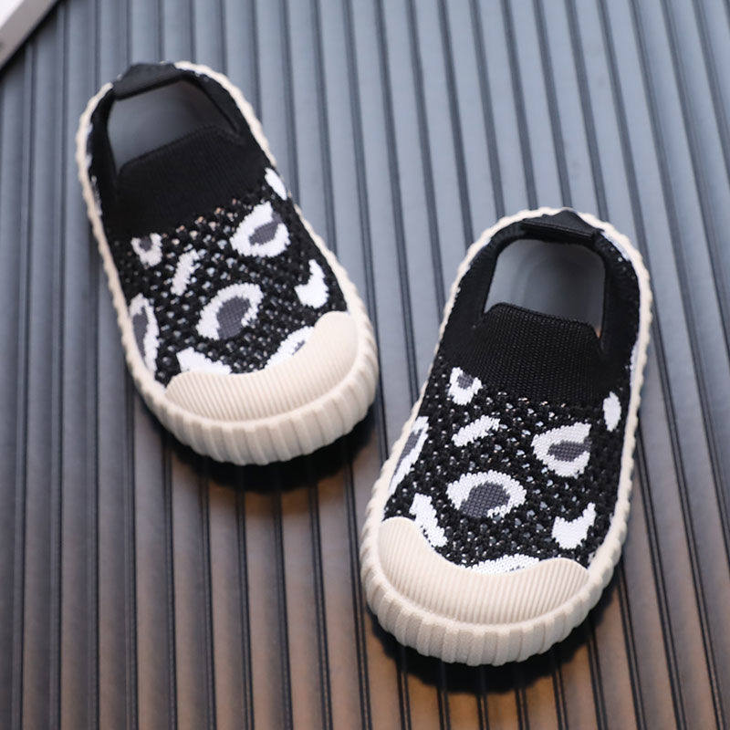2024 Spring and Autumn New Children's Fly Knitted Shoes 1-35 Years Old Baby Soft Sole Shoes Boys and Girls Sports and Casual Shoes