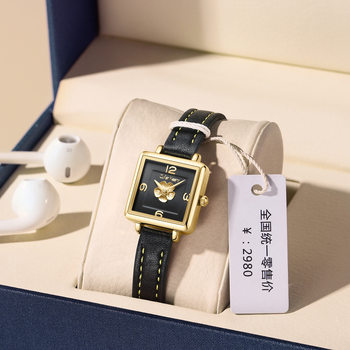 520 Valentine's Day Gift for Girlfriend, Square Watch for Women, Waterproof, Fashionable, High-Looking Quartz Watch for Women