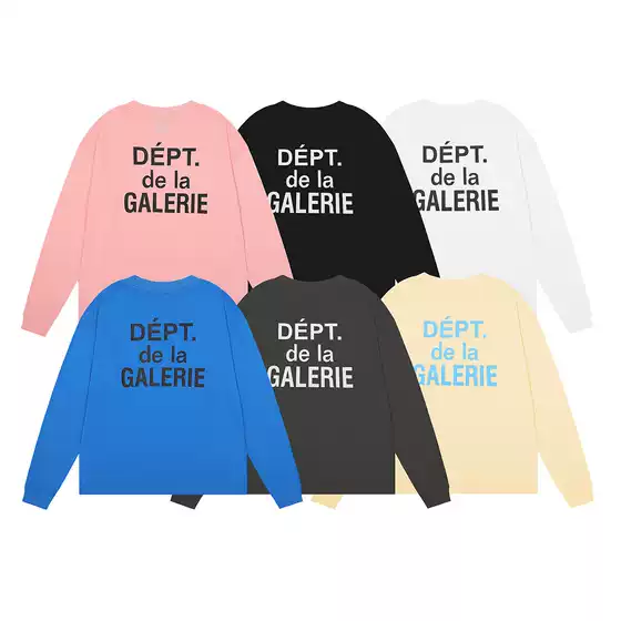 Fall/Winter 2023 Unisex Gallery Dept. Letter Print Pocket Loose-Fit Long Sleeve T-Shirt Wholesale