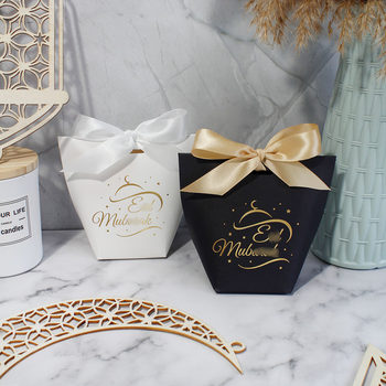 Cross-border Hot Sale Castle Moon Festival Gift Packing Box Bag MUBA Exquisite Bronzing Party Supplies in stock Daifa