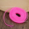 5 m windproof non-slip clothesline indoor and outdoor portable clothesline bright color durable drying line flat wholesale