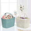 Bath Rattan Desktop Bath Basket Plastic Storage Satchel Bath Basket Cute Dormitory Bath Bathroom Toiletries
