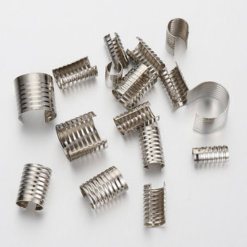 Metal round rope clip horse clip pen holder elastic rope clip tassel tail clip diy bag wallet accessories