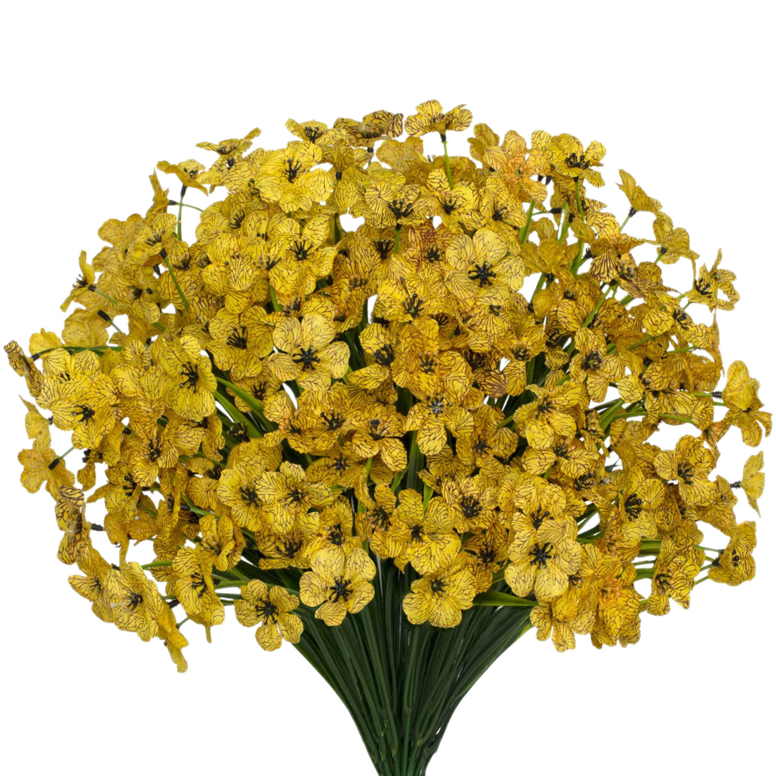 跨境代发 婚庆装饰仿真紫罗兰假花 路引插花 人造绿植塑料花艺摆