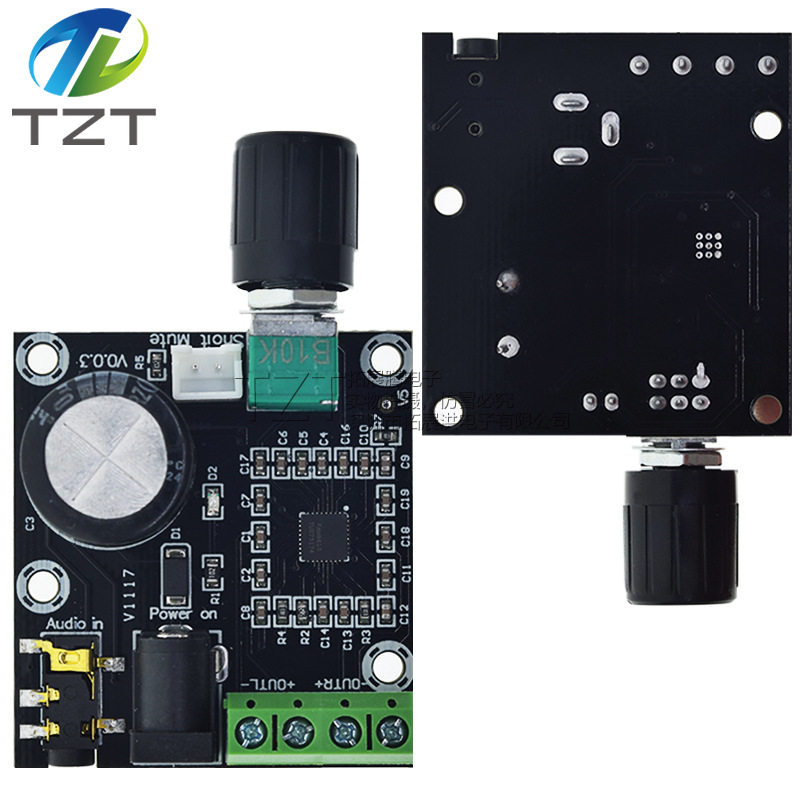 Pam8610 Dual Channel 12V Hd Power Amplifier Board Pure Digital Power Amplifier 15W*2 High Power