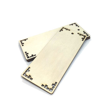 Blank wood bookmark laser engraving hollow antique modeling kindergarten handwritten diy creative students hand-painted