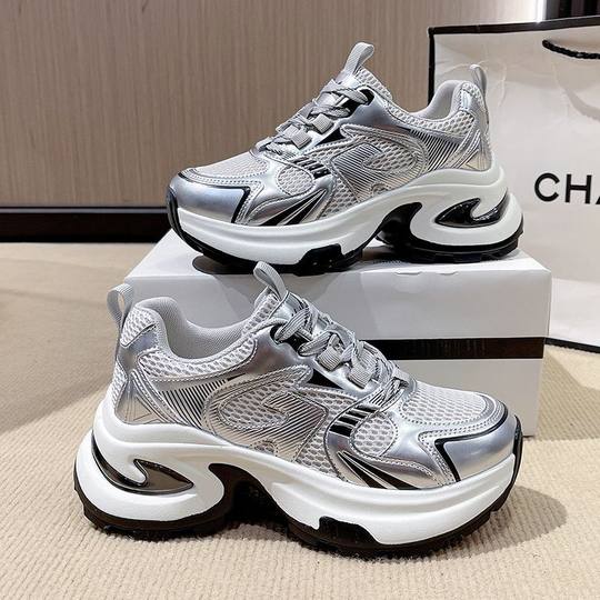 Ultra-light Torre Shoes Women's 2025 Early Spring New Style Platform All-match Thick-soled Height-increasing Women's Shoes Soft-soled Casual sneaker Women's Shoes