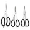 Multifunctional All-Steel Kitchen Scissors, Stainless Steel Fruit and Walnut Scissors, Household Scissors for Food, Fish Bones, Strong Chicken Bone Scissors