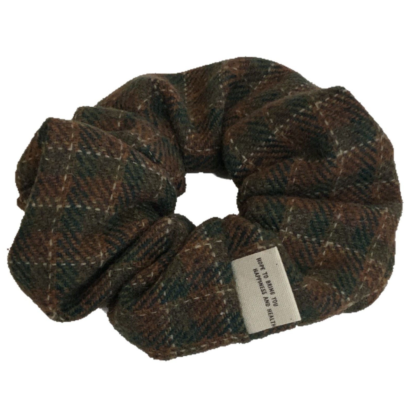 Retro Plaid Bow Hair Tie, High-End 2025 New Ball Hair Accessories, Preppy Style Patterned Headband