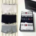 White, gray and blue three-piece gift box