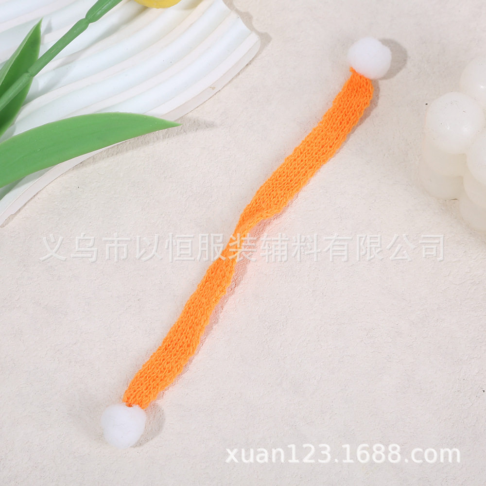 现货圣诞迷你针织小围巾卡通公仔娃娃DIY玩具围脖配饰圣诞节装饰