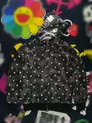 Cross-Border Wholesale Trendy Camouflage Jacket Shark Hoodie Polka Dot Glow-In-The-Dark Unisex Casual Currency Buster