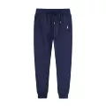 K001 fleece sweatpants royal blue and white