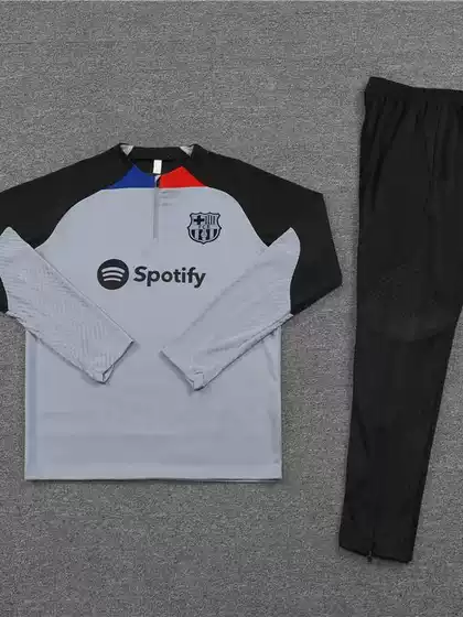 23-24-24 Paris Real Madrid Pre-match Training Clothes Half-pull suit Jersey Sports Football Clothes