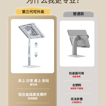 Bookshelf Floor-Standing Reading Rack Children's Reading Bookshelf Reading Reading Stand Bed Multi-Functional Adjustable Lift